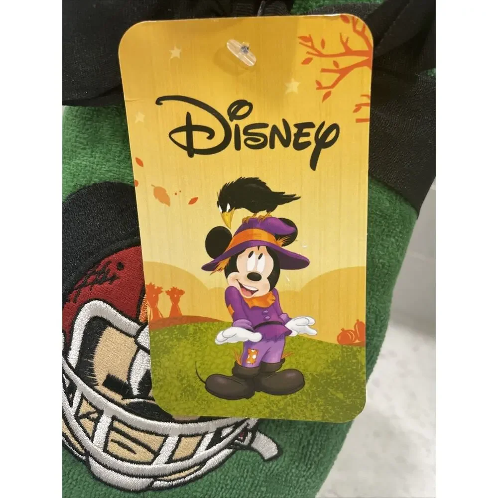 Set 2 FOOTBALL Disney Mickey Mouse in HELMET Hand Towel Set Fall Green Red Brown